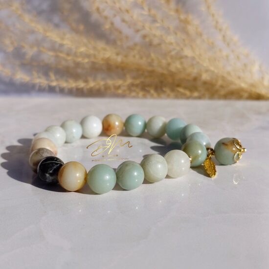 Amazonīta aproce ar piekariņu