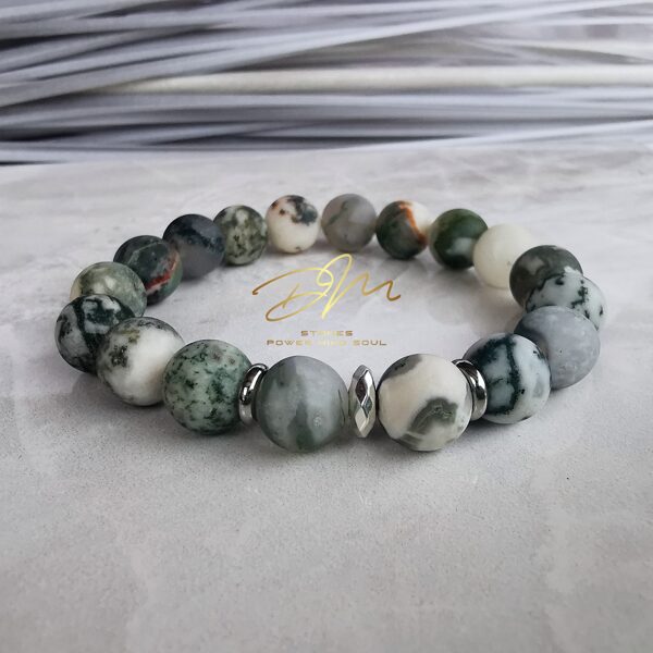 Koka Ahāta aproce no matētām pērlēm